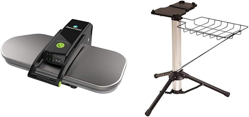 Digital steam press, featuring multiple fabric setting functions and steam impact function, made of stainless steel / black. X6