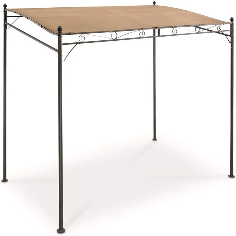 Small pergola 5 feet x 8 feet sunshade tent instant shelter outdoor awning suitable for patios, backyards, gardens, barbecue areas, and sunbathing. N8