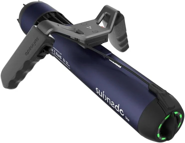 Underwater Scooter Lite, Water Sports Diving Scooter with Removable Handle, Compact and Portable Water Scooter for Adults&Kids, Scuba Diving Snorkeling Sea Scooter Multiple Uses, Blue H3