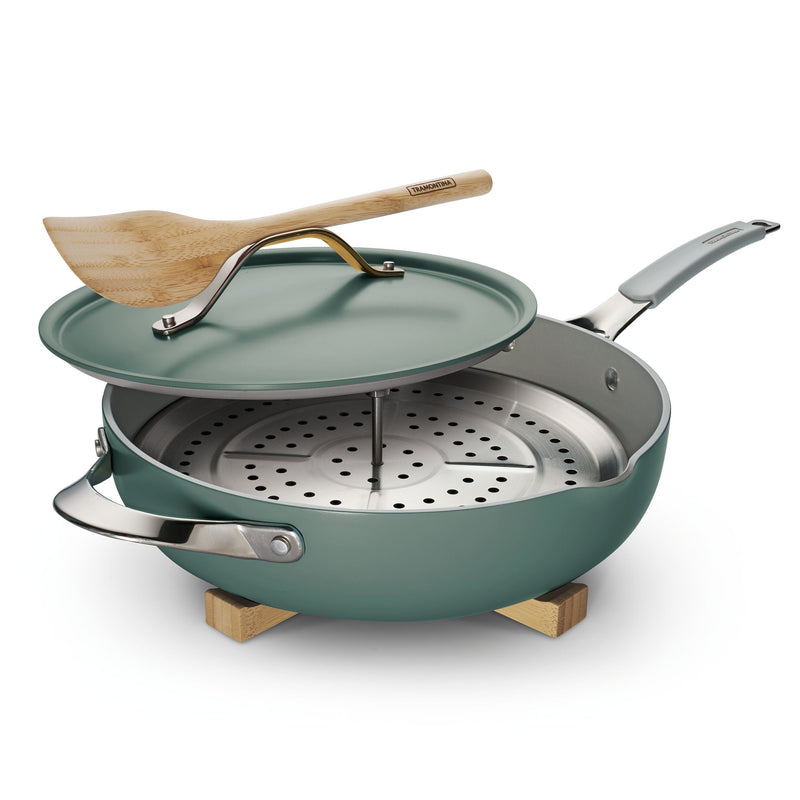 5 Qt All-in-One Plus Pan with trivet - Sea Salt K9