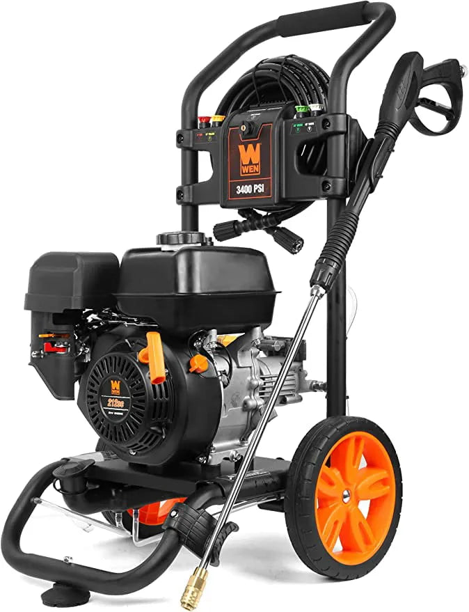 Gas Pressure Washer, 3400 PSI, 2.7 GPM, 212cc Engine, CARB Compliant V3