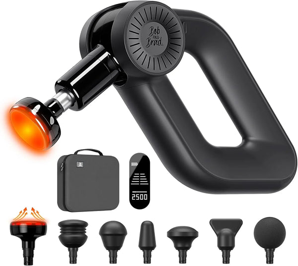 Professional massage gun - deep tissue impact massage, 16mm amplitude, suitable for professional muscle massager for athletes, can relieve pain, quiet electric back massager, as a gift for him T4