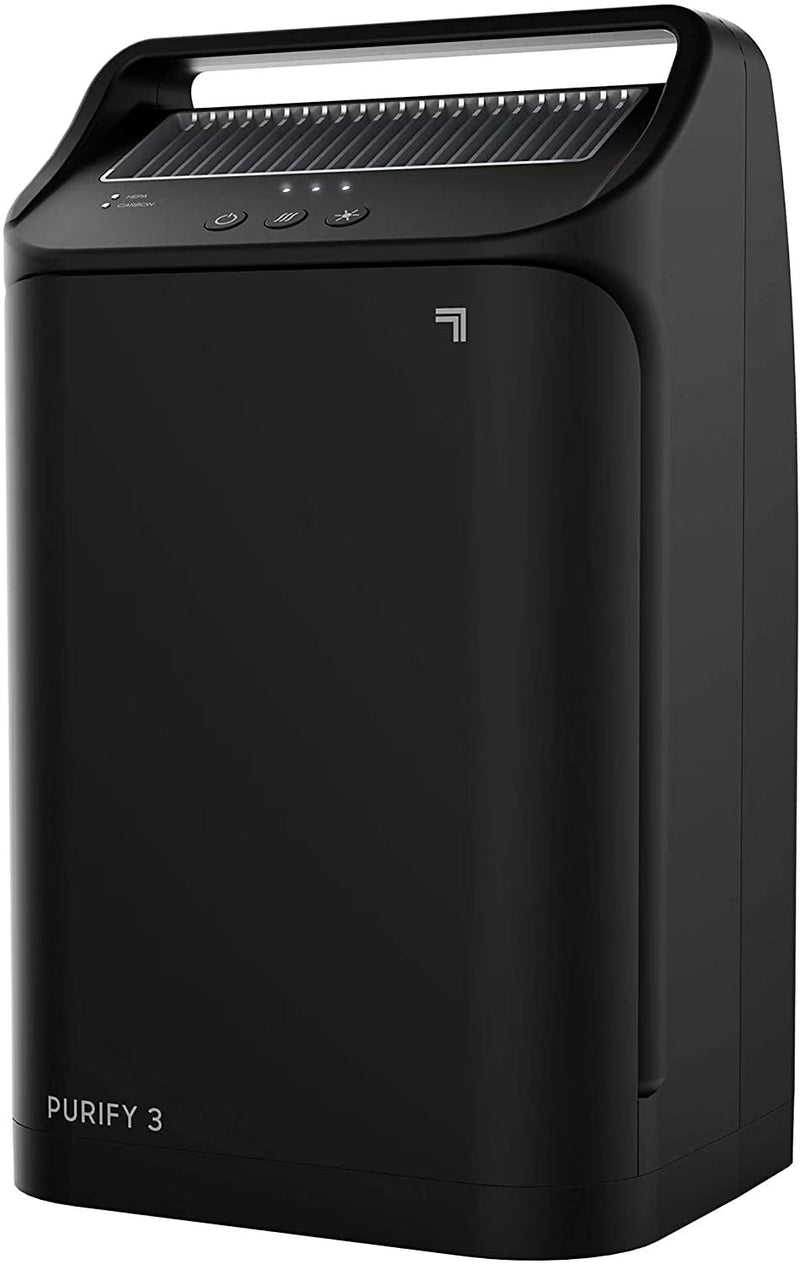 Sharper Image True HEPA Air Purifier, Covers up to 125 Sq. feet 3 Speed Settings, Black T2