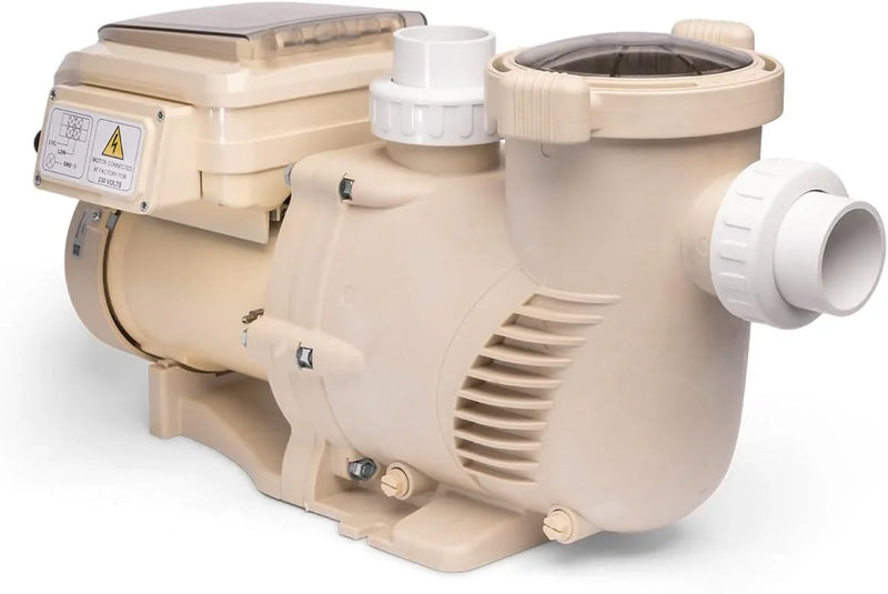 1.5HP Variable 2-Speed Swimming Pool Pump High Flow Above-Ground Swimming Pump Strainer w/ Slip on Fitting L4