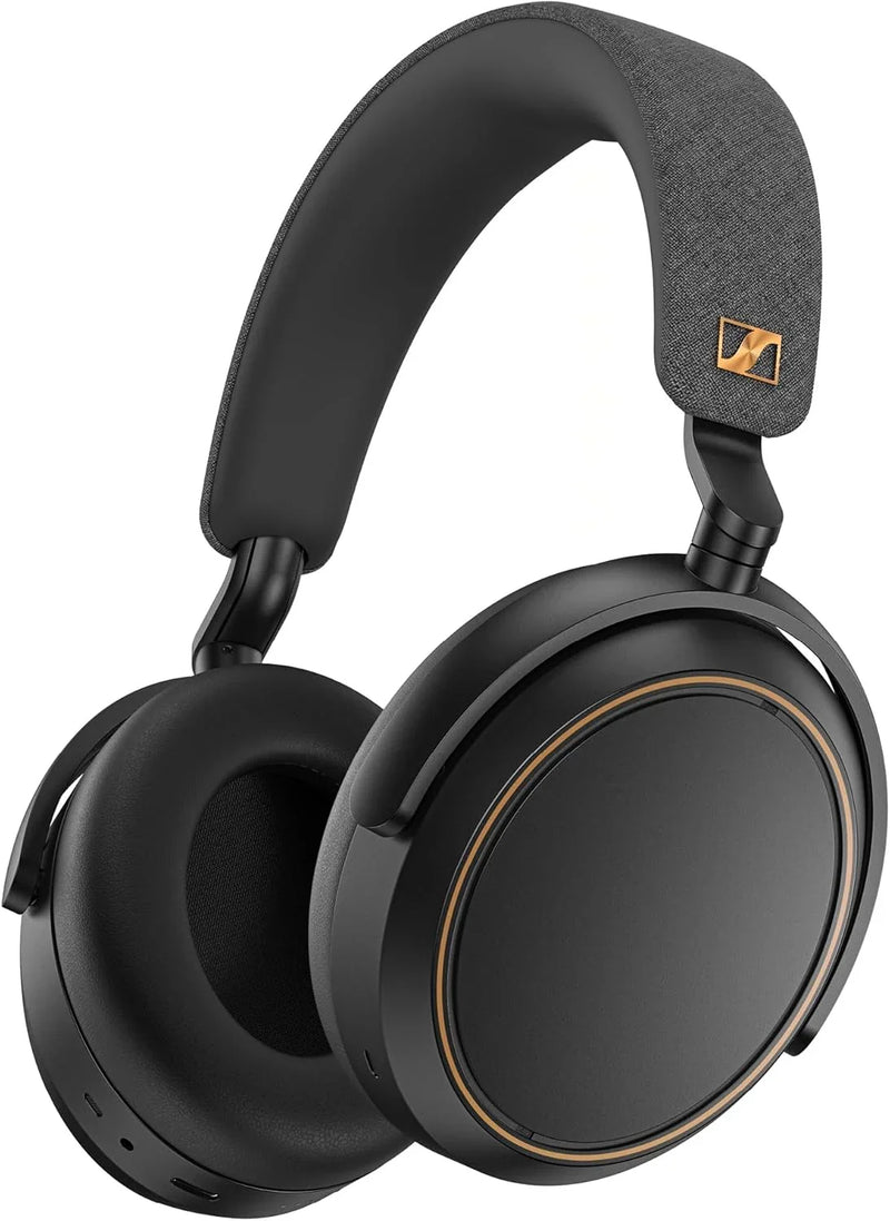 Consumer-grade audio power 4 wireless headphones - Support Bluetooth connection, equipped with adaptive noise cancellation function, clear calls, up to 60 hours of battery life, and customizable sound effects. White model. T6