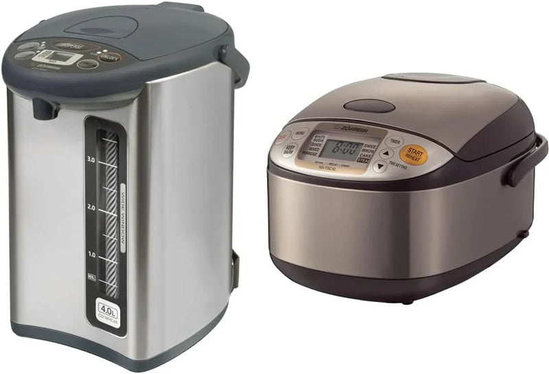 Water heater and hot water dispenser, capacity 135 ounces, stainless steel gray J9