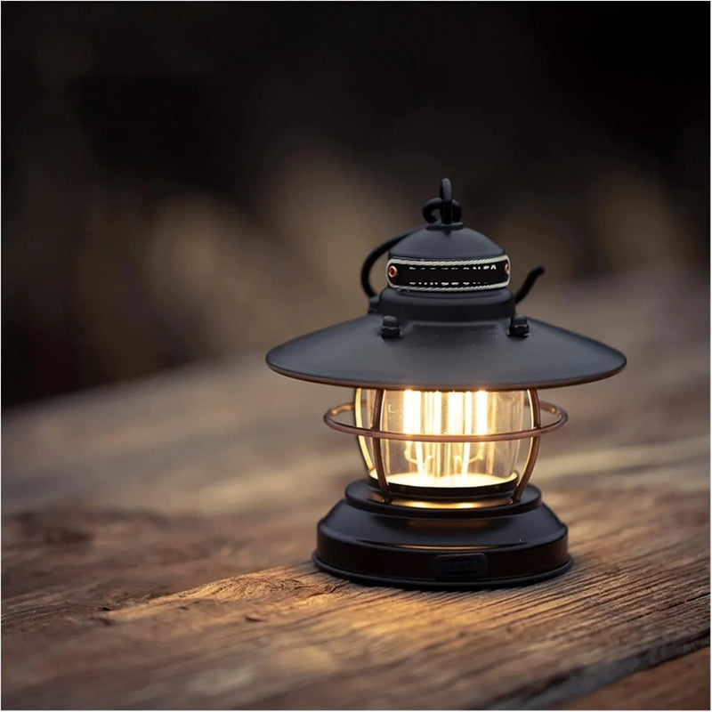 Outdoor vintage camping lamp, camping hanging tent lamp, portable lamp, LED lighting, emergency camping lamp, team hiking lamp, essential item for power outage camping. B6