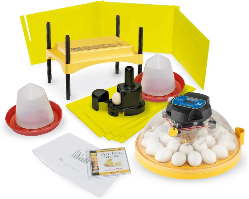 A 24-position automatic egg incubator with constant temperature control function, suitable for hatching 24 eggs, duck eggs or other egg types. It offers the best flexibility and can be used with eggs of different sizes. P0