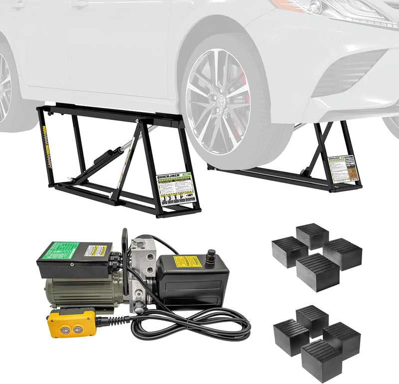 5000TL Portable Car Lift – ALI Certified 5,000 lb Capacity with 110V Power Unit, Compact Alternative to a 2-Post Car Lift for Garage, Home Mechanics, DIY Auto Repair, or Shop Use A9