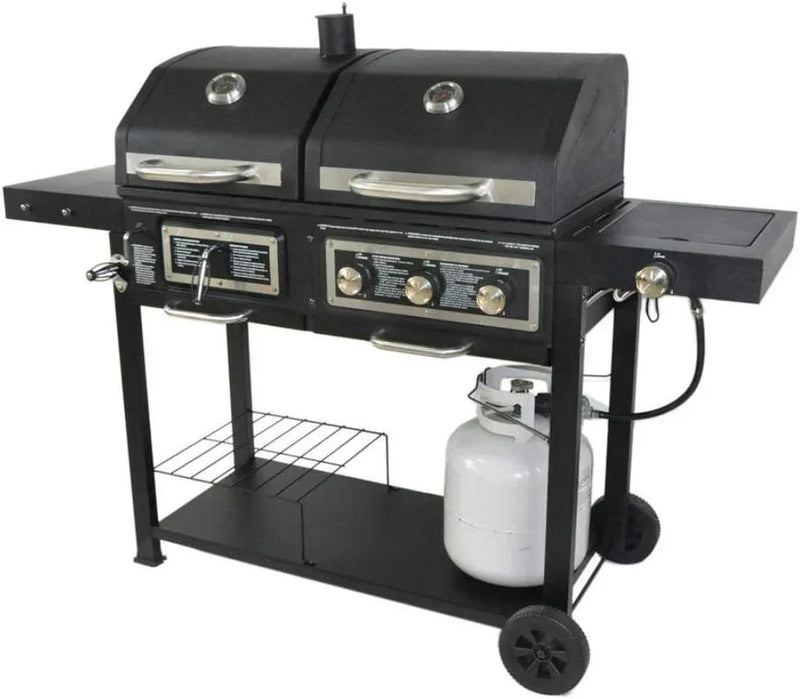 Dual Fuel Combination Charcoal/Gas Grill Z8