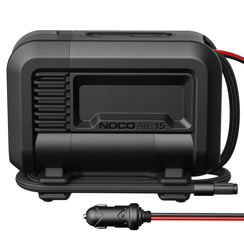 UltraFast 15A Tire Inflator, 12V Portable Air Compressor Pump, Rated at 80 PSI, Inflates Tires from 0-40 PSI in 2.9 Minutes with a Digital Gauge, Smart Pressure and Auto-Shutoff O1