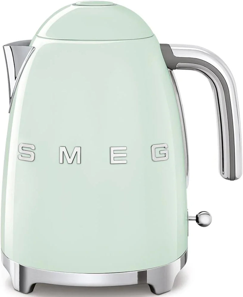 Retro style 7-tank electric kettle, featuring automatic power-off function, detachable base and water level indicator, with matte Canobrandt finish. O6