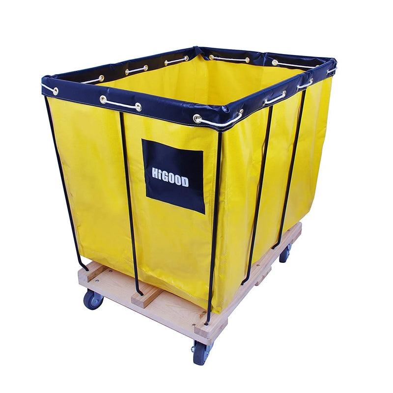 Basket Trucks,Service Carts Yellow 8 Bushel Knock Down Truck,Carts, 10.0 cu. ft, 400 lb, 34" L X 22" W X 30.5" H Capacity U4