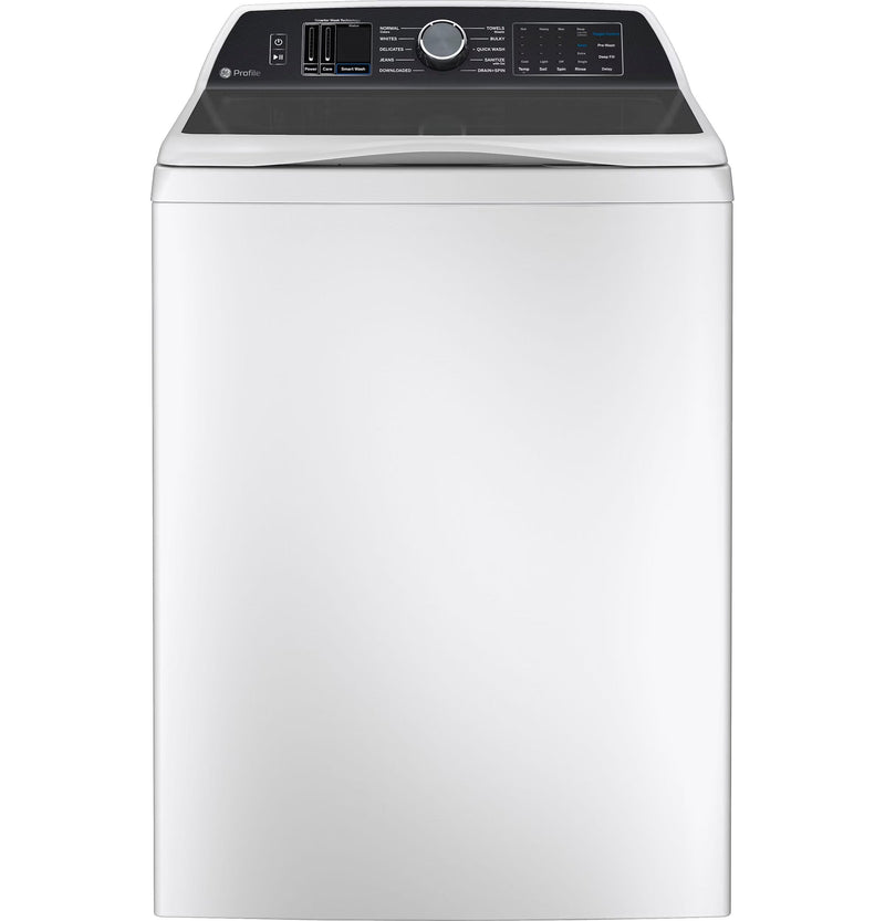 GE APPLIANCES PTW700BSTWS high efficiency top load washer C6