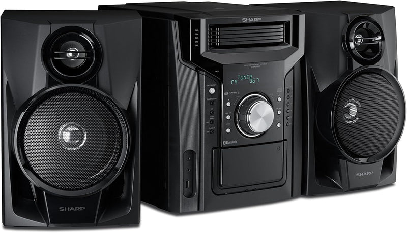 CD-BH950 240W 5-Disc Mini Shelf Speaker System with Cassette and Bluetooth N5