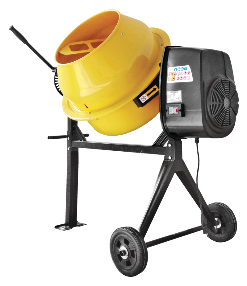 74013 5A Portable Electric Concrete Mixer, 115-L/4-cu-ft G9