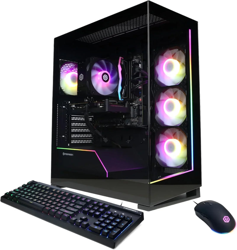 Gaming PC, Intel Core i5-13400F 2.5GHz, GeForce RTX 4060 8GB, 16GB DDR5, 1TB PCIe Gen4 SSD, WiFi Ready & Windows 11 Home (GXiVR8060A24) E4