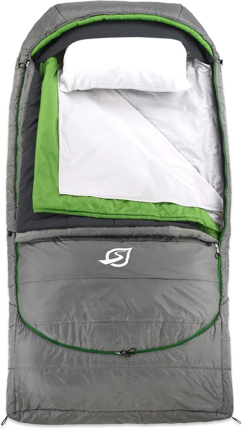 Adult Cloud-style sleeping bag - Adjustable multi-layer design, suitable for use in 3 to 4 seasons - Includes cotton bedding L3