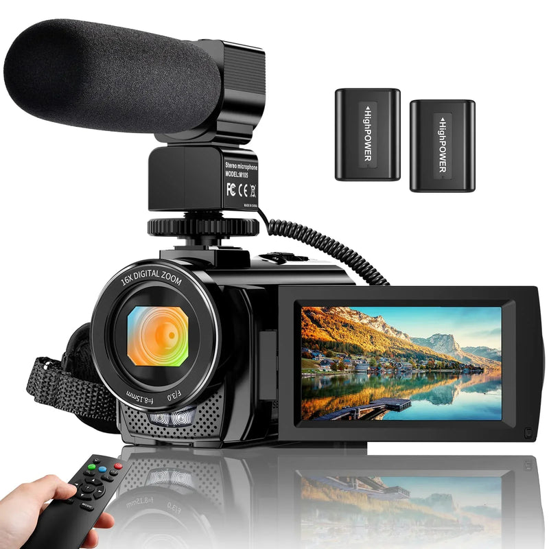 Video Camera Vlogging Camera Recorder FHD 1080P K9
