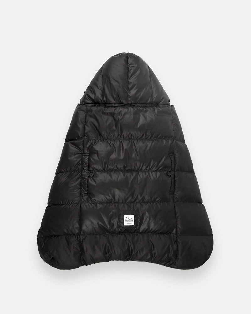 7AM Enfant Heavyweight, K-Poncho Black Plush B3