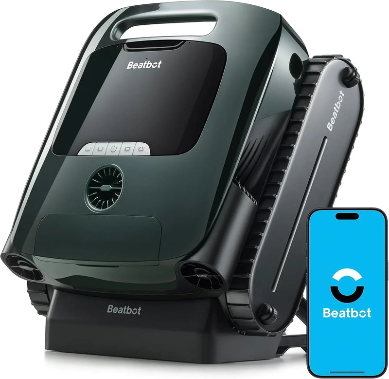 Beatbot AquaSense 2 Pro Cordless Pool Vacuum Robot, Unmatched 5-in-1 Cleaning, Surface Parking, Skims Water Surface with APP Control, Water Clarification, for Pools up to 3,875 Sq.ft 锟斤拷 Emerald Green G1