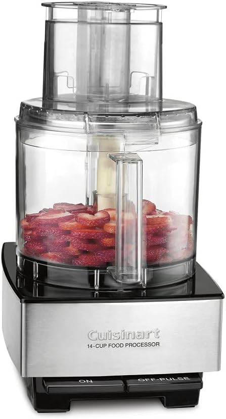 Cuisinart Food Processor 14-Cup Vegetable Chopper for Mincing, Stainless Steel O8