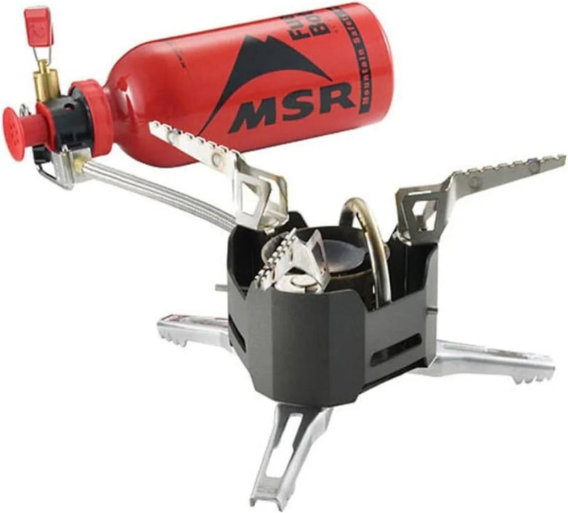 Multi-fuel camping stove for mountain exploration U0