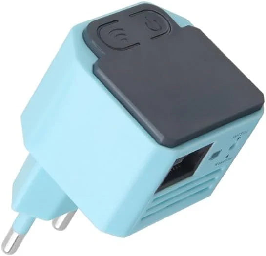 Wireless network dead zone problem Simple installation 300Mbps wireless signal enhancer and access point N300 Wireless signal extender - (Color: Blue) G9