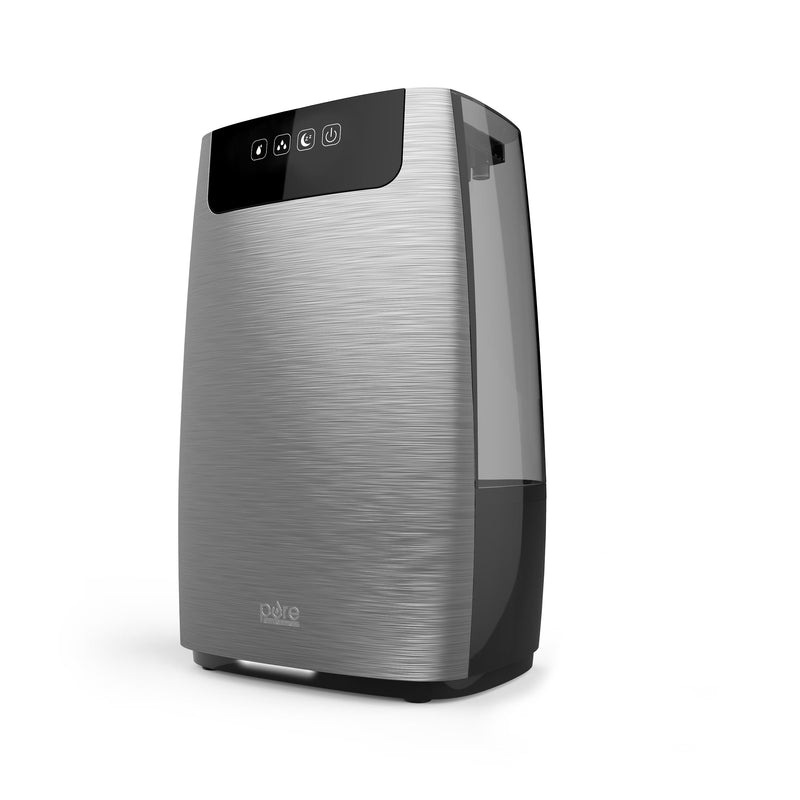 Enrichment HumeXL Ultrasonic Cool Mist Humidifier - Large, Easy-to-Clean Tank, High/Low Mist, 2 360 Mist Nozzles and Night Mode S8