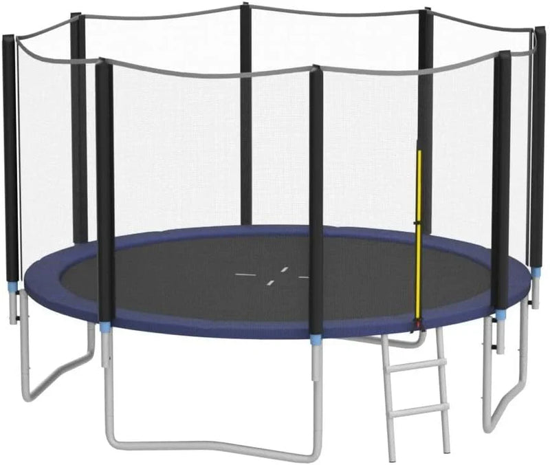 8 feet, 10 feet, 12 feet, 14 feet, 15 feet, 16 feet children's and adult trampolines. Certified by ASTM with netting. Made of thick steel plates, durable, suitable for outdoor large-scale leisure trampolines in various weather conditions, equipped wi U4