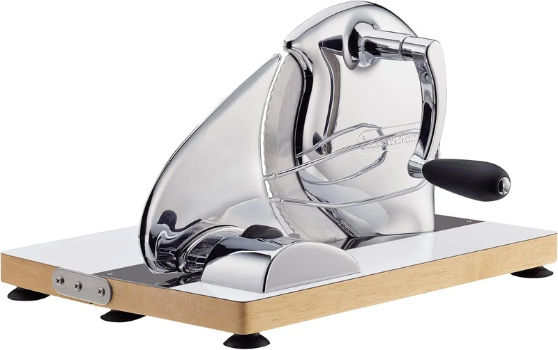 Stainless steel bread slicer (silver brown)) H8