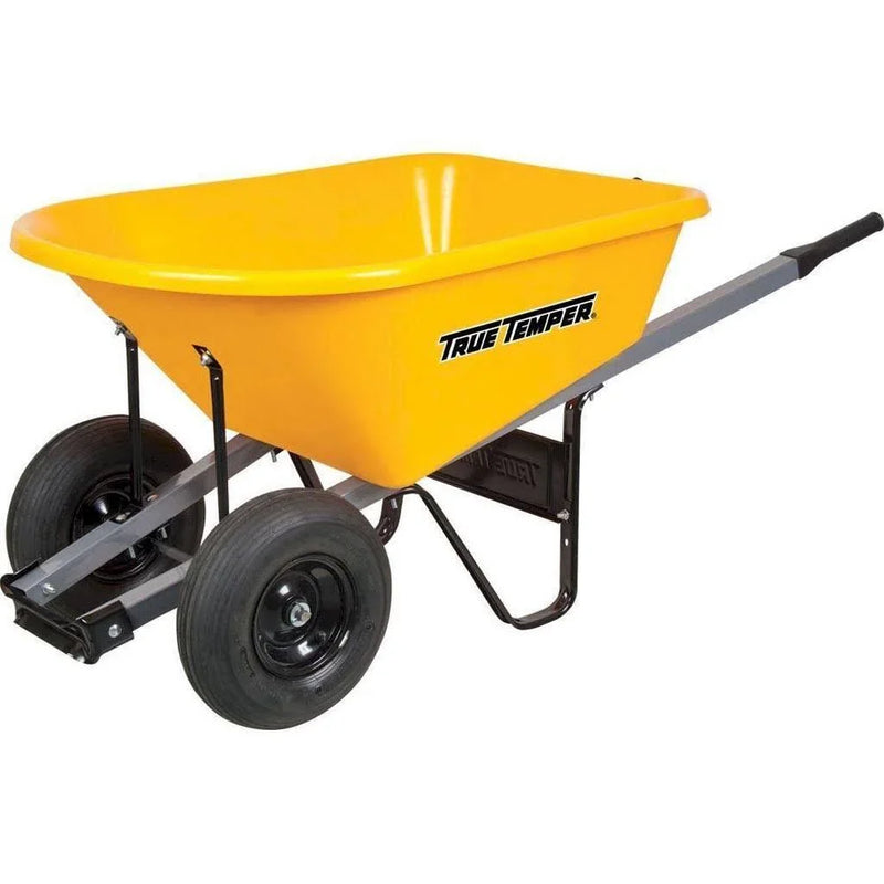 6 Cu. ft. Poly Wheelbarrow with Dual Wheels RP6DWLG8 Q5
