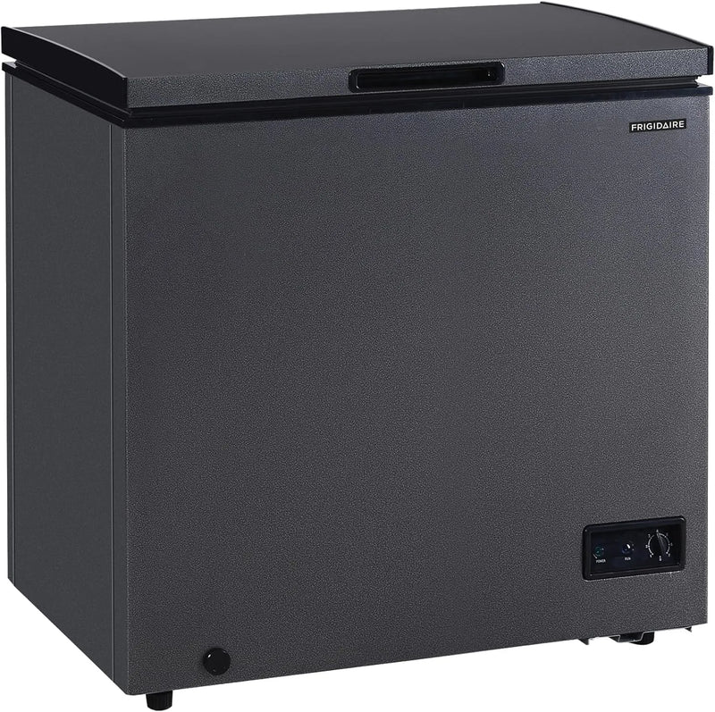 Frigidaire 7 Cu. Ft. Chest Freezer, Granita Finish, Adjustable Thermostat, Easy Defrost, Removable Basket U2