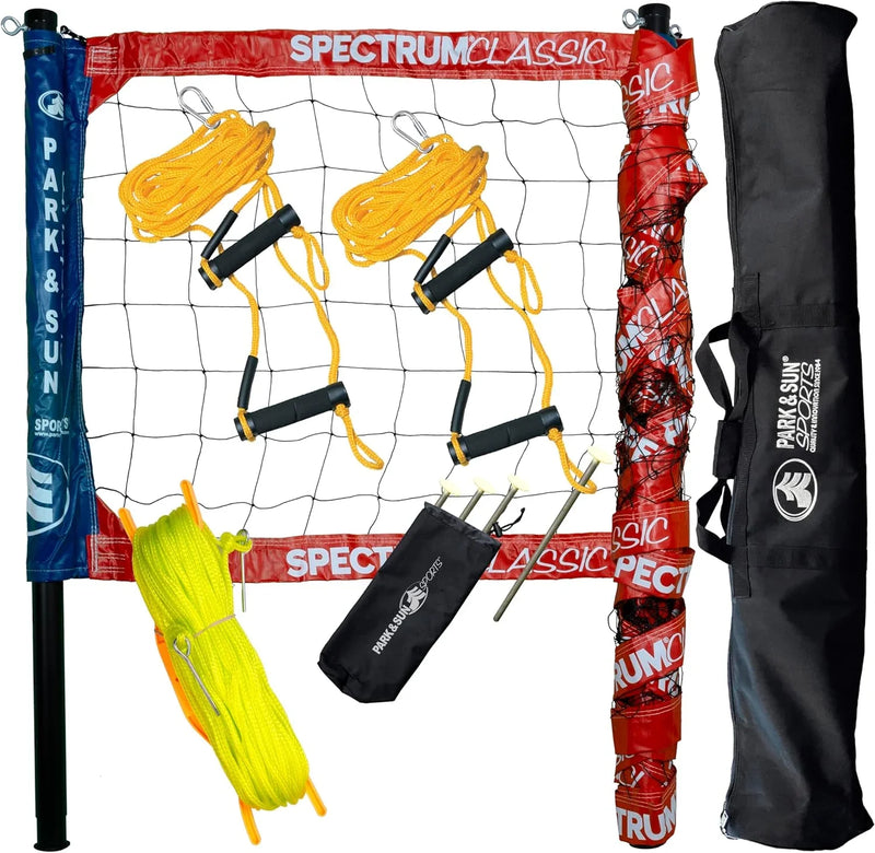 Adjustable professional outdoor volleyball net system K9