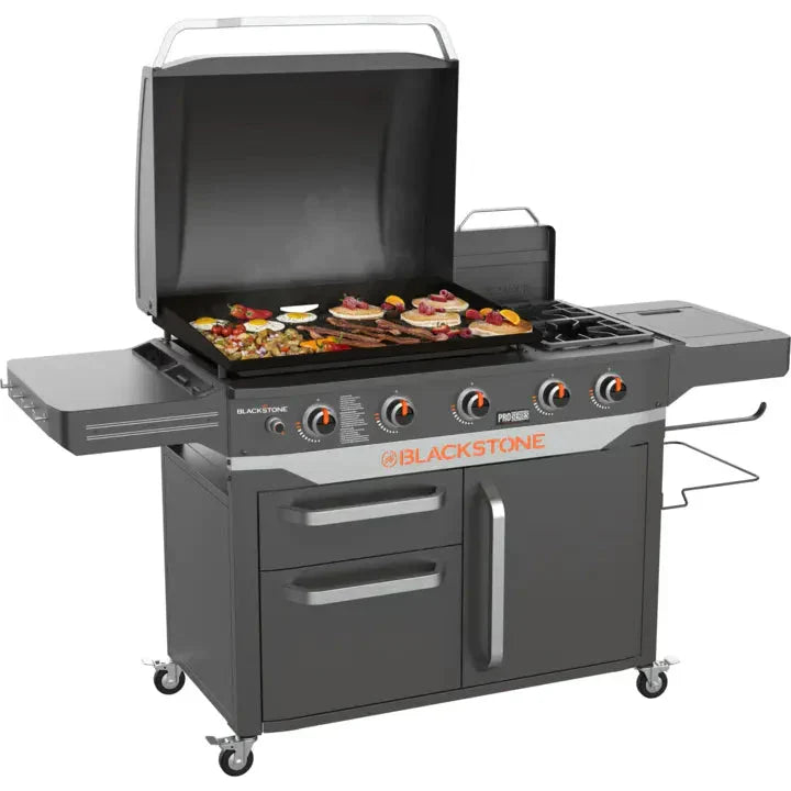 Blackstone ProSeries 5 Burner 28" Propane Griddle with Range Top L4
