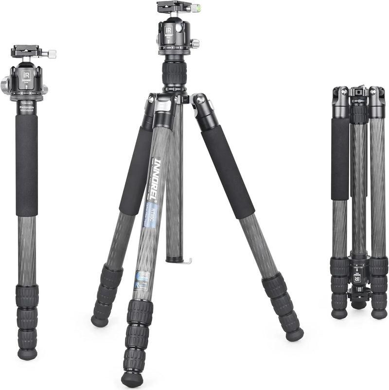 Super professional bracket, with low center of gravity, featuring low gravity effect, 360-degree rotating panoramic spherical connector, and green camouflage leg covers, suitable for digital single-lens reflex cameras. E8