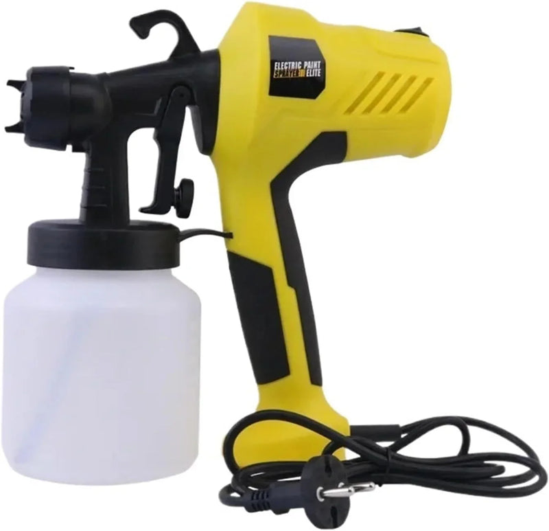 Electric Spray Gun Household Paint Coatings Latex Paint Spray Painting Machine Small Spraying Machine Spray Kettle and Spray Gun(Caliber 2.5mm Yellow) Q6