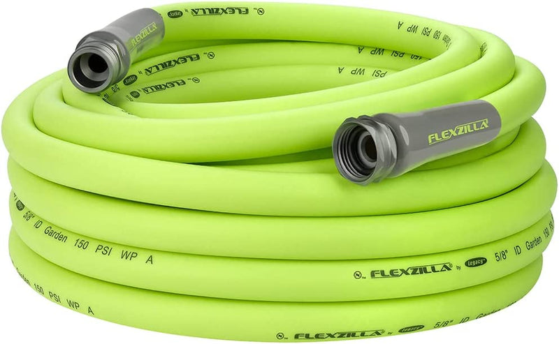 Flexzilla Garden Hose 5/8 in. x 50 ft, Heavy Duty, Lightweight, Drinking Water Safe Z6
