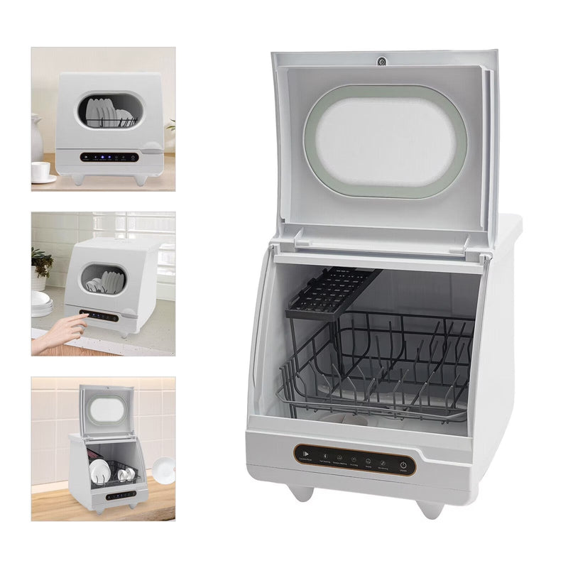 1200W mini Portable Countertop Dishwasher 360 Rotating Deep Cleaning Dishwasher Y8