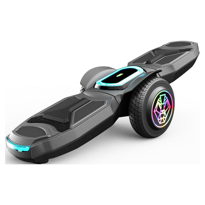 Swagtron Shuttle Zipboard Electric Hoverboard Skateboard 7 mph and 3-Mile Range LED Wheels Bluetooth Speaker T4