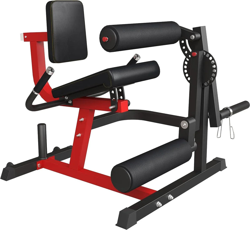 GMWD Leg Extension Machine and Curl, Lower Body Special Leg Machine, Adjustable Leg Exercise Bench W9