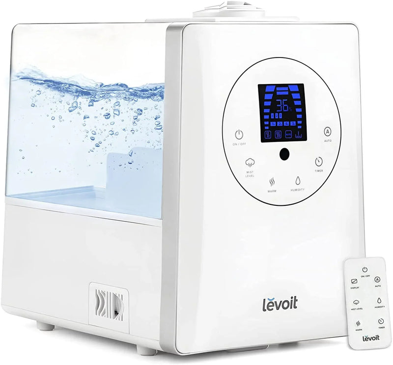 Humidifiers for Bedroom Large Room 6L Warm and Cool Mist for Families Plants with Built-in Humidity Sensor L4