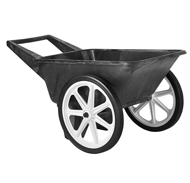 Commercial Big Wheel Cart, 200 Pound Capacity, Black B1