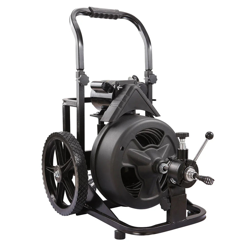 Drain Snake Commercial w/Attachments 100' Electric Sewer Y5