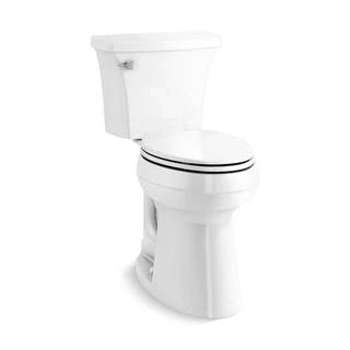 Extra Tall Highline Arc Complete Solution 2-piece 1.28 GPF Single Flush Elongated Toilet in White (Seat Included) 78305-0 Q4