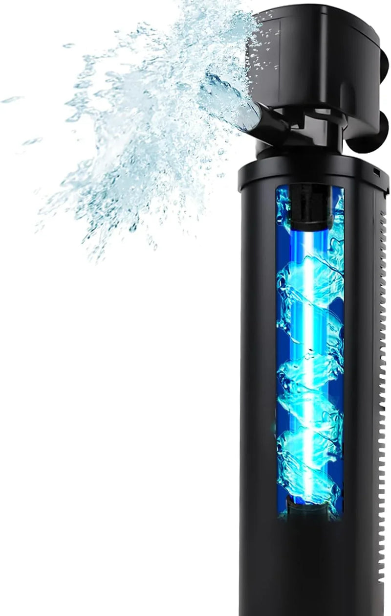 600GPH Cold Plunge Filter Small Pool Filter for Up to 1000 Gal Ice Bath Hot Tub Cloudy Water Cleaner with Green Clean Machine fof Cold Pod I1