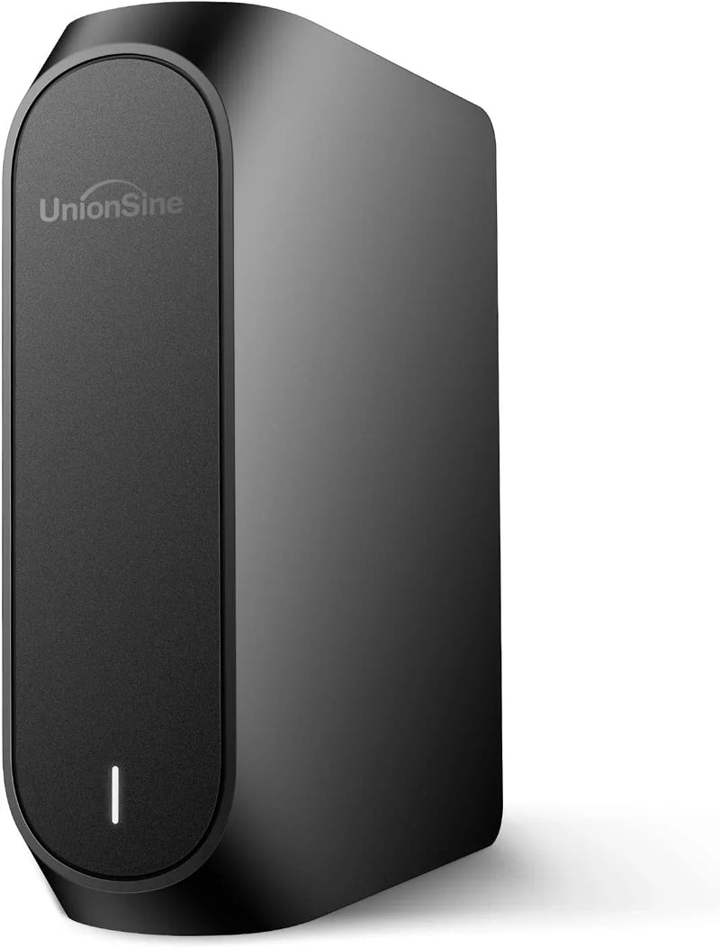 3.5-inch external hard drive, supporting USB 3.2 Gen2 Type-C interface, suitable for PCs, Macs, desktops, laptops, and televisions (black) F8