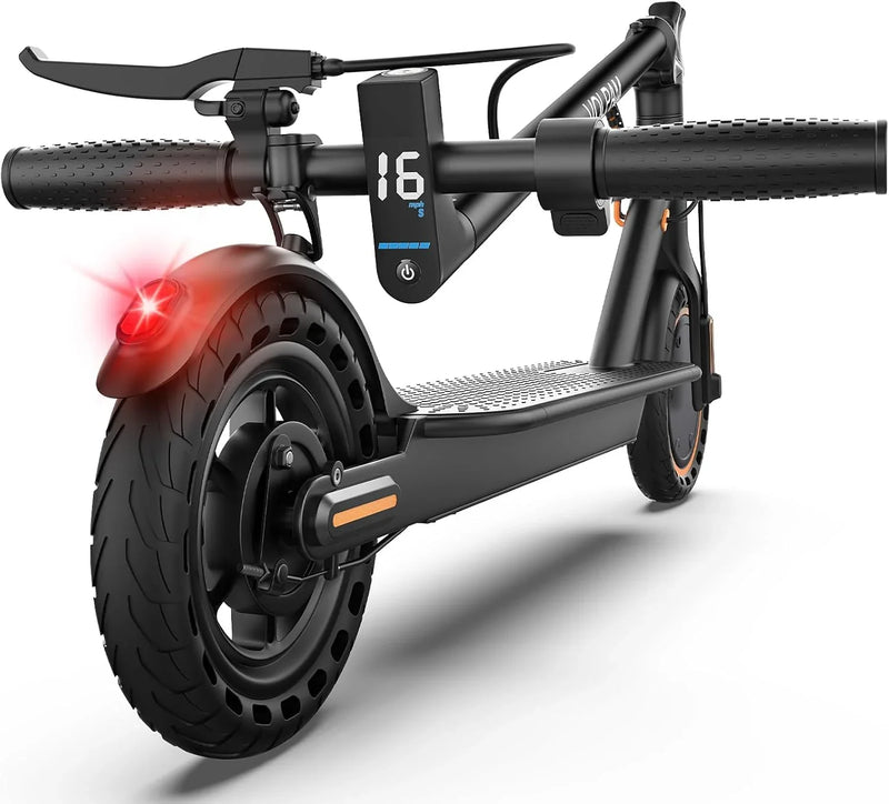 Electric Scooter, 350W Motor, 187Wh/281Wh Battery, 16/19Mph Top Speed, 8.5''Tires, Dual Braking, Folding Scooter N6
