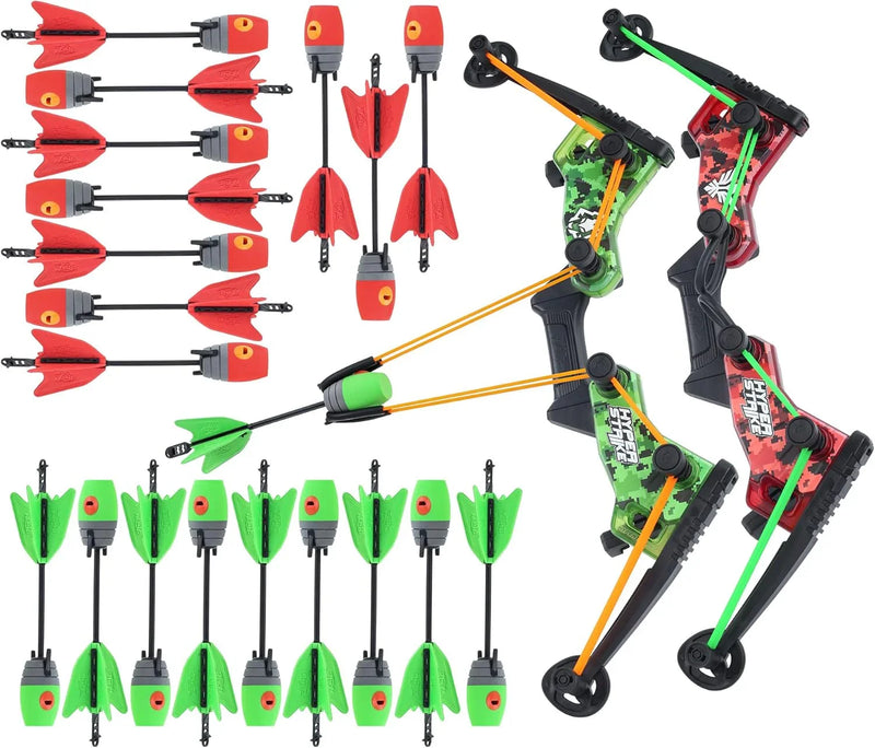 2. Master Controller Bow, 20 Zynix Whistle Arrows, 2 Parachute Replacement Parts, 2 Shoulder Straps and 4 Arrow Bags - Long-distance Outdoor Equipment G2
