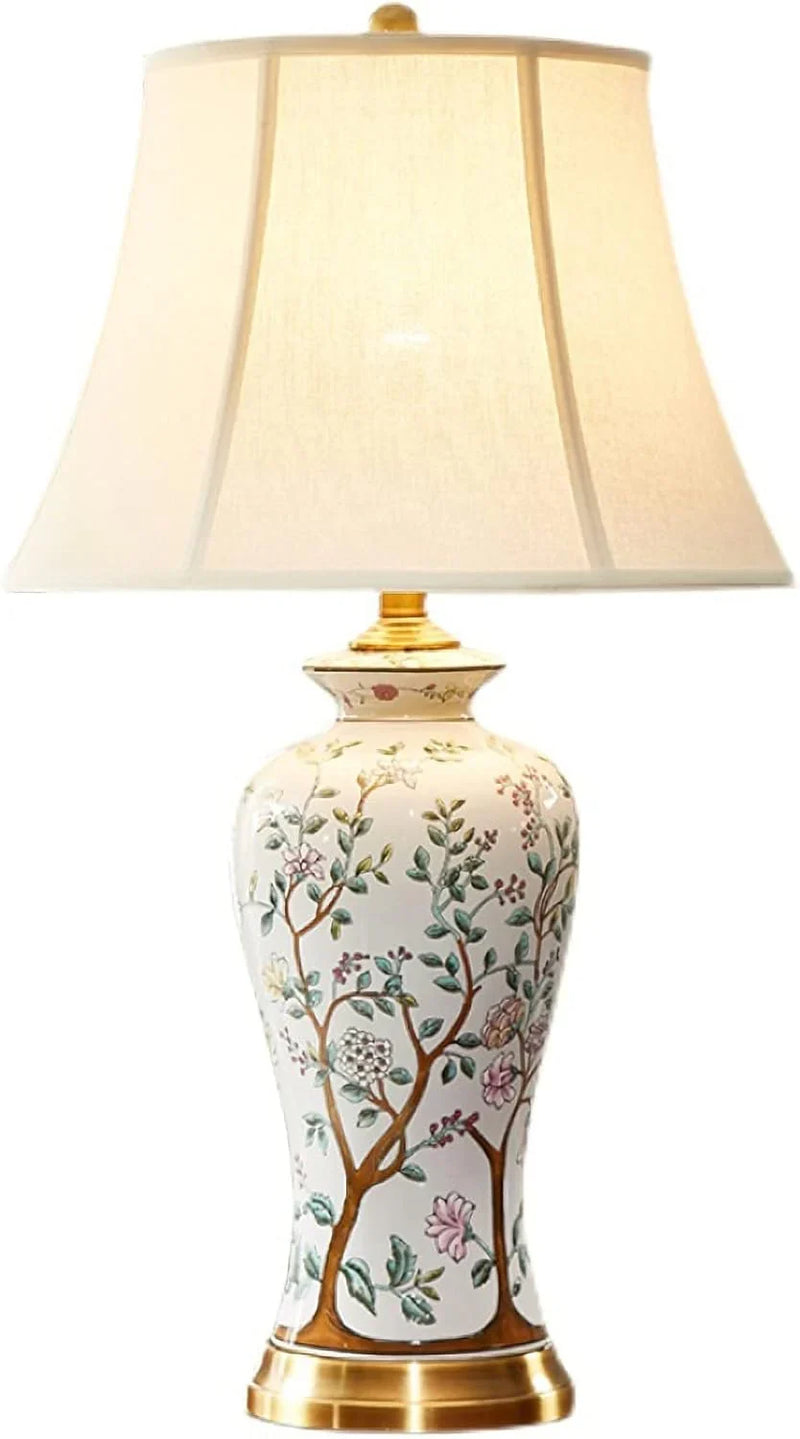 Ceramic Table Lamp White Q8